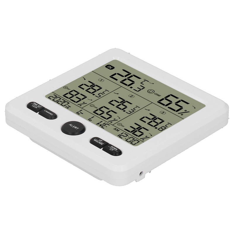 TS‑6210 3 in 1 Wireless Thermometer Hygrometer Indoor Outdoor Temperature
