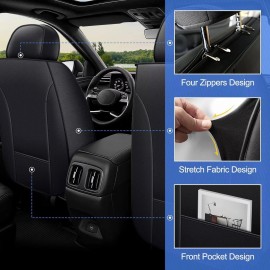 Unbranded 5-Seat Covers Full Set PU Leather Seat Cushion For Nissan Maxima 2011-2025