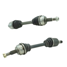 TRQ Front CV Axle Shaft Assembly Set Compatible with 2006-2010 Jeep Commander 2005-2010 Grand Cherokee