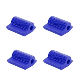 Rubber Gear Shift Lever Motorcycle Shift Lever Cover Inner Diameter 8mm Shift Cover Rubber Anti-Slip Abrasion Easy Installation Shoe Guard Set of 4 (Blue)