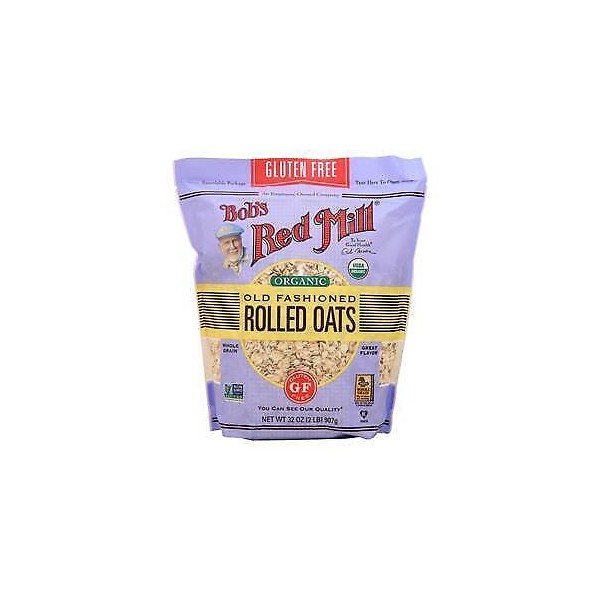 Bob's Red Mill Organic Old Fashioned Rolled Oats (Gluten Free)  32 oz