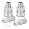 TAISHER 4PCS 304 Stainless Steel Pressure Washer Adapter Kit, Quick