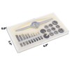 Generic 31PCS Mini Metric Tap and Die Set, HSS, M1.0-M2.5,