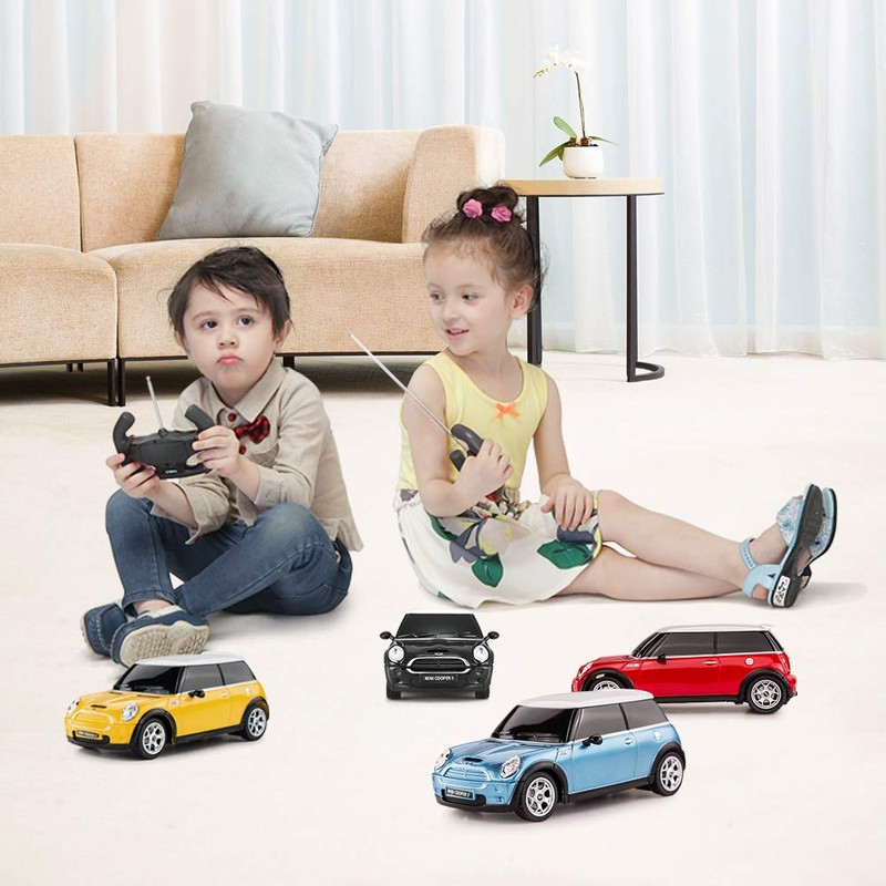 Mini Cooper S Blue 1:24 RC Toy Car, Remote Control
