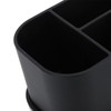Silicone Toothbrush Toothpaste Holder Multipurpose 5 Slots Drainage Holes Bathroom