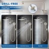 12" All Metal Shower Head, High Pressure 10-Spray Handheld Showerhead