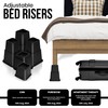 Utopia Bedding - Adjustable Bed Risers 3, 5, 8 Inch