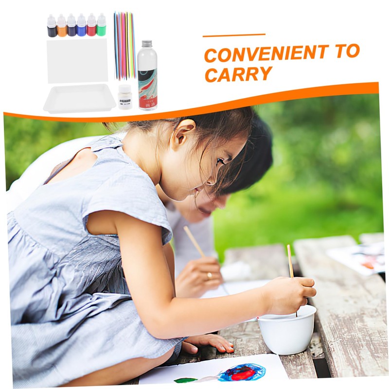 ORFOFE Water Marbling Paint Kit for Boys and Girls Complete