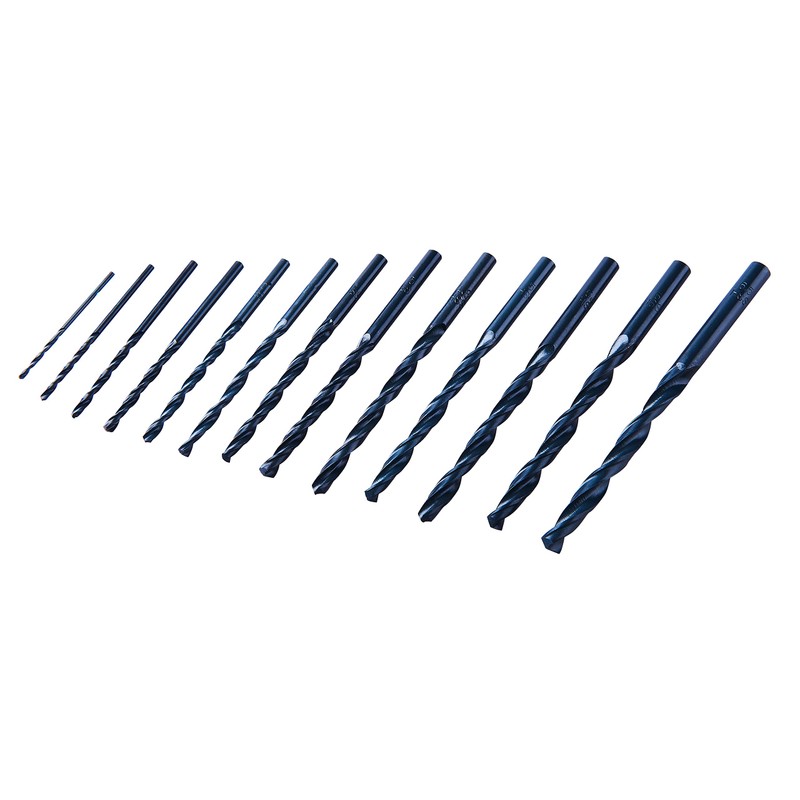 Amtech F1000 13 Piece high speed steel (HSS) drill set