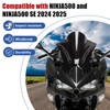Windshield for NINJA500 SE 2024 2025, PSLER Windscreen Double Bubble