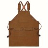 Full Bib Work Apron for Woodworking, Gardening & Kitchen Tasks