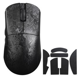 MAMBASNAKE x ATTACK SHARK R11ULTRA Carbon Fiber Wireless Gaming Mouse, 8000Hz, 49g SUPERLIGHT, 42000DPI, PAW3950MAX Sensor, Nordic 52840 Chip, Nano-Metal Ice Coating, 20000 FPS, BT/2.4G/USB-C Mice