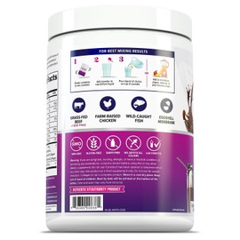 Multi Collagen Peptides Powder for Women - Hydrolyzed Unflavored Collagen Powder for Women with Types I II III V & X Plus Vitamin C & Hyaluronic Acid for Beautiful Hair Skin and Nails - 40 Servings