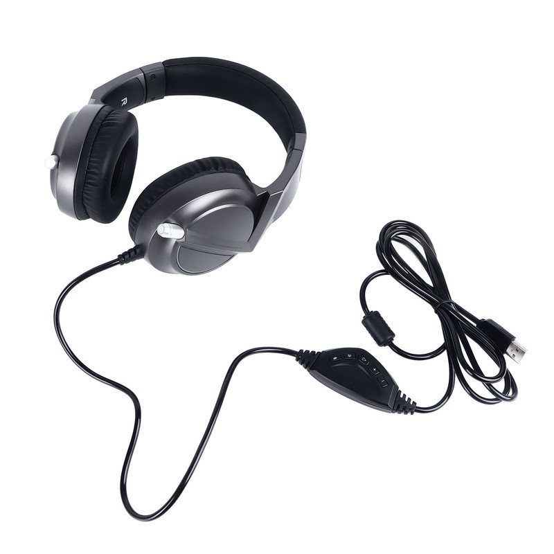 Gaming Headset 7.1 Sound RGB Light 50mm USB Powerful Bass