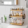 BSTSLL Bathroom Counter Organizer,Bathroom Countertop Organizer with Baskets,Vanity Organizers,Counter Shelf,Countertop