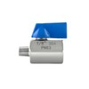 QWORK Mini Ball Valve, 4 Pack 1/8" Female & Male