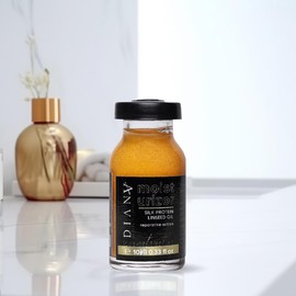 DIANA BEAUTY CREATIVE - Moisturising Ampoule for Hair, Hair Moisture, Hair Treatment, Hair Regeneration, Hair Care, Natural Humectants - Golden Ampoule, 1 x 10 ml