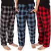 DG Hill (3 Pairs Mens PJ Pajama Pants Bottoms Fleece