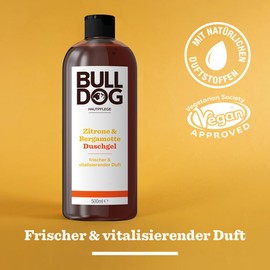 Bulldog Lemon & Bergamot Shower Gel, 500 ml