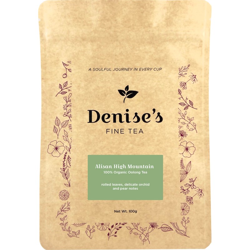 Denise's Fine Tea, USDA Organic, Alishan High Mountain Oolong, Luxury