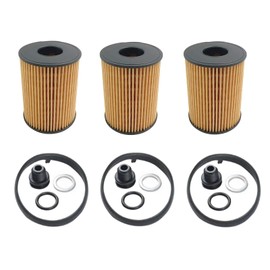 3 Pack Oil Filter Compatiable With Hyundai Tucson Sonata Santa Kia Sorento K5 2.5L 2020-2023 Engine Replace #263502S000 26350-2S000 21513-23001