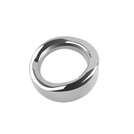 Small and Sturdy Men's Metal Shaped Stretch Exercise Rings-USZF35 (24mm)