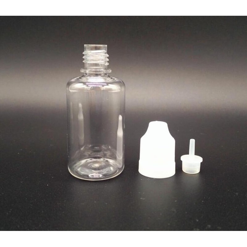 sanyangboli 50PCS 10ml/0.34oz Clear Plastic Squeezable Dropping Bottles Empty Bottles