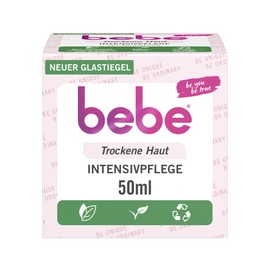 bebe Intensive Care (50 ml) Dry Skin Face Cream with Avocado Oil and Shea Butter Intensive Nourishing Moisturising Cream for Face