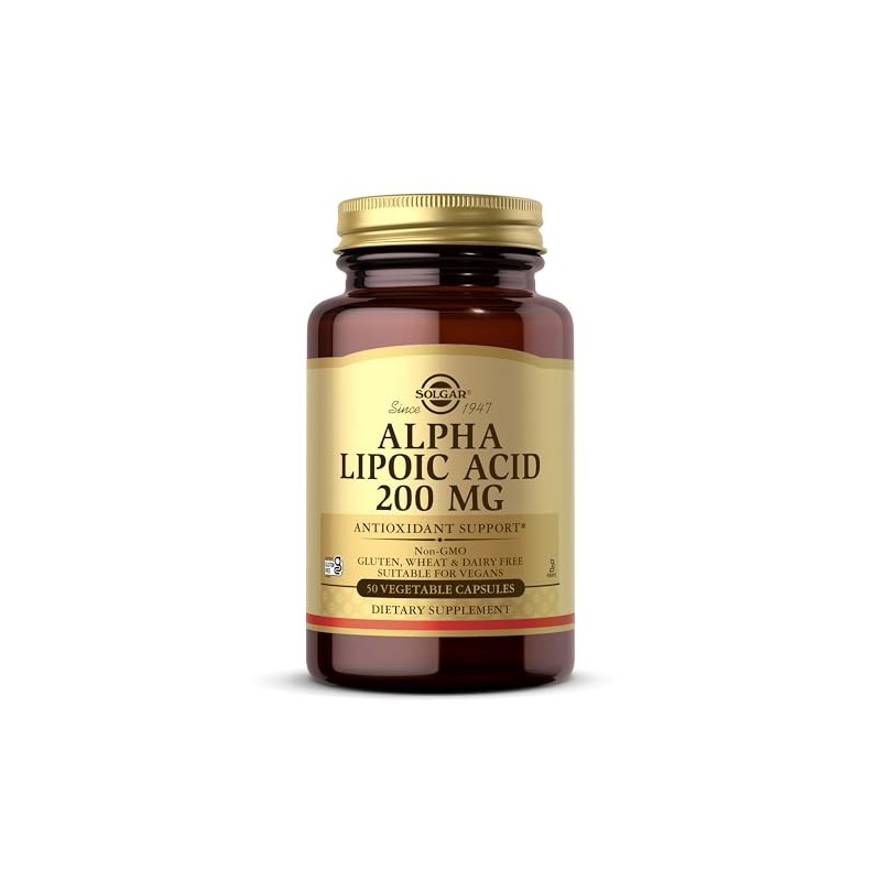 Solgar Alpha Lipoic Acid 200 mg - 50 Veg Capsules