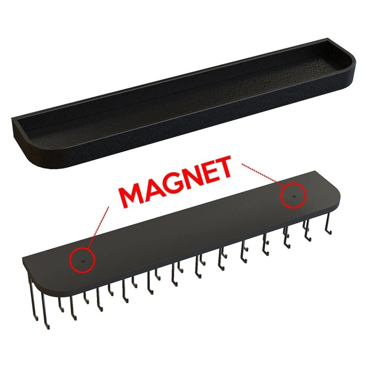 J Jackcube Design Necklace Holder Wall Mounted Jewelry Organizer For