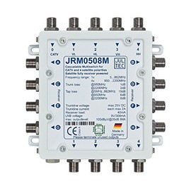 Jultec JRM 0508 M Multiswitch Power-Saving | 1 Satellite | 8 Teilnehmer Cascadable