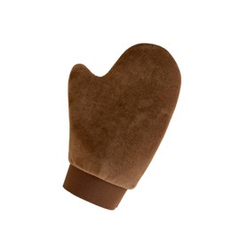 FUZVOL Self Tanning Mitt,Velvet Tan Mitt,Double Sided Fake Tan Mitt Lotion Applicator Self Tanning Glove with Elastic Wrist for Self Tanning
