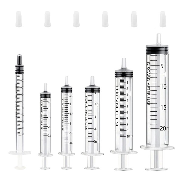18Pcs 1ml 2ml 3ml 5ml 10ml 20ml Plastic Syringes Colostrum