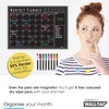 WallTAC A3 Monthly Wall Planner Sticker with Blackboard Pens |