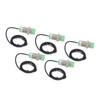 5 Pcs Proximity Sensor PNP Normally Open 15mm Detection IP65