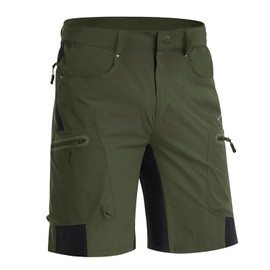 MAGNIVIT Men's Military Shorts above-Knee Pants Travel Shorts Quick-Drying Shorts Twill Capris Pants Lightweight Cargo Shorts Army Green
