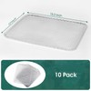 aglehome Grill Topper, Grill BBQ Disposable Grill Toppers, 10 Pack