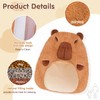Capybara Microwavable Heating Pad for Belly, Neck & Shoulders, Heated