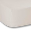 Plain Dyed Neutral Fitted Sheet 135x200cm 100% Cotton Percale