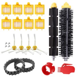 MIRTUX Replacement Parts Kit Compatible with Roomba Series 700 | Accessories for Roomba 720, 750, 760, 770, 775, 780, 785, 790... (All Models) | Set of Wheels, Filters, Side Brushes, Tyres