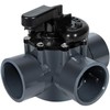 Ussuray 3 Way Pool Valve 2 Inch, Positive Non-Lube Diverter
