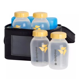 Medela Breastmilk Cooler Set 5 oz. Breastmilk Bottles with Lids EA of 1
