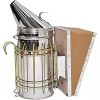 VIVO Stainless Steel Bee Hive Smoker with Heat Shield, Beekeeping Equipment