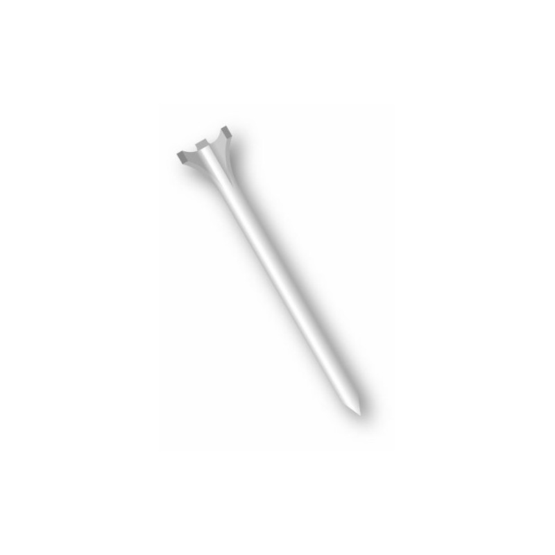 Zero Friction Tour 3-Prong Golf Tees (1-3/4 Inch, White, Pack