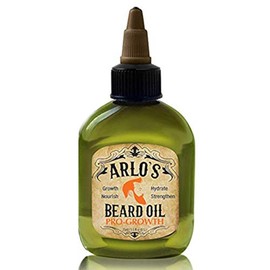 Arlo's Aceite de barba original 99% natural, potenciador del crecimiento procrecimiento, 2.5 onzas líquidas