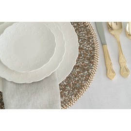 10 Strawberry Street Crown Royal Butter Knife, Set of 6, Gold