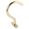 POFET 2pcs Snooker Hook Gold Snooker Billiard Table Cue Brass