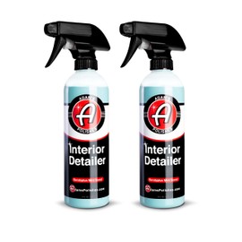 Adam's Interior Detailer 16 fl. oz (2-Pack) - Total Car Interior Cleaner, Protectant & Dressing | All Purpose Cleaner & Leather Conditioner | Vinyl, Dashboard, Screen, Seat Cleaner & More