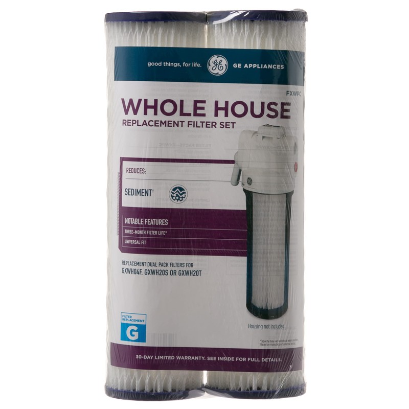 GE FXWPC Whole House Water Filter, Replacement for Water Filtration