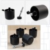 Aerzetix: C42482 Set of 4 Adjustable Furniture Feet Black for